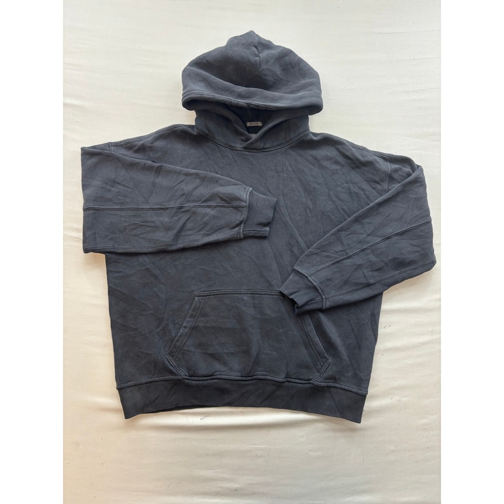 Abercrombie & Fitch Soft A&F Essentials Oversized Hoodie Washed Black Small